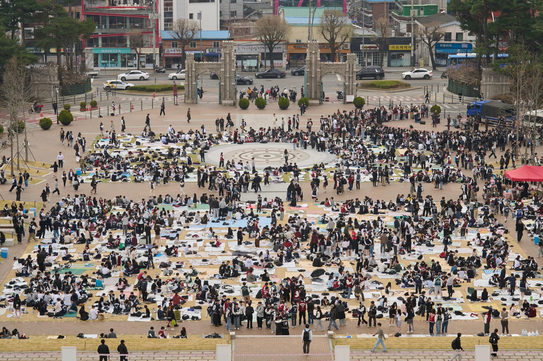 만우절 중앙광장 짜장면
